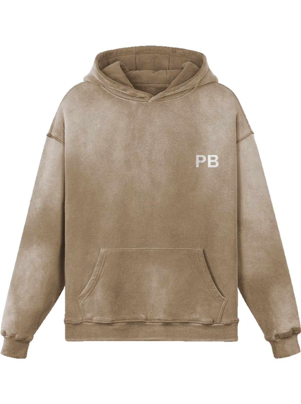 The Baggy Hoodie Sun Faded, front