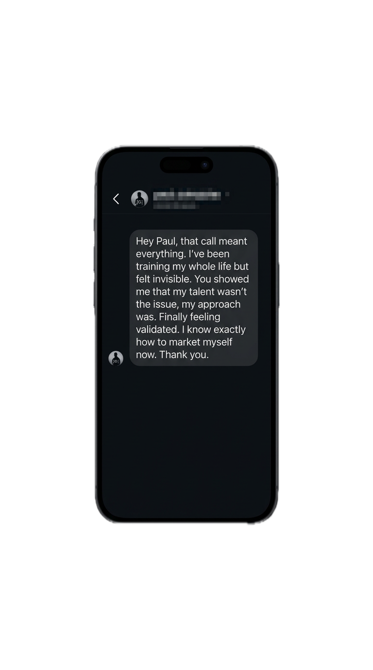 Mentee result — Clarity and strategy