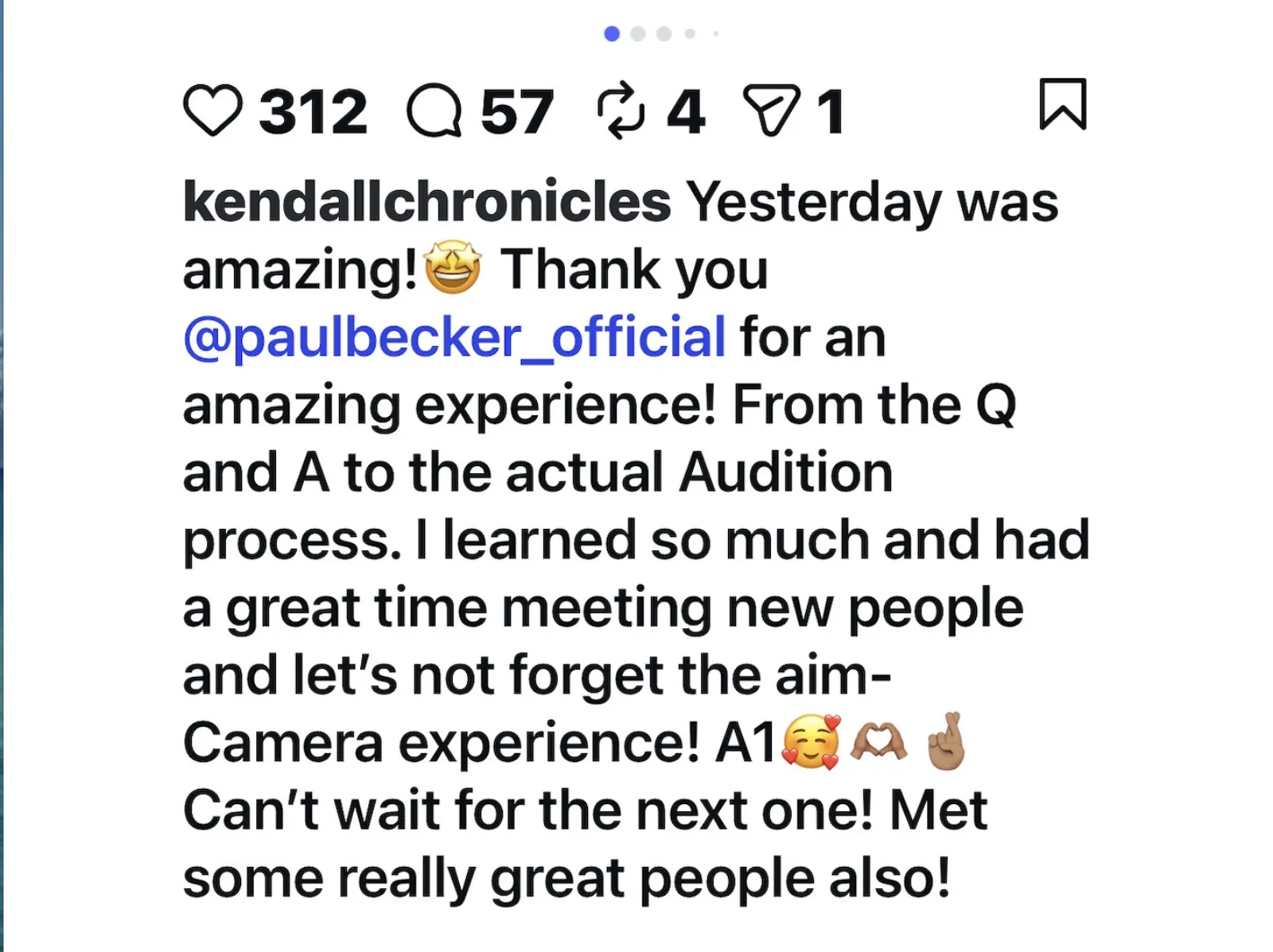 Review from @kendallchronicles
